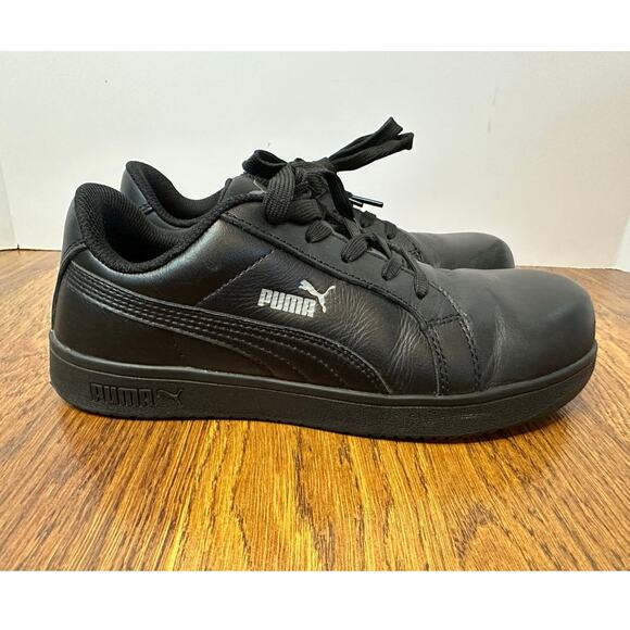 Puma Iconic Low SD Work Shoes Size 7.5 Men/9 Women Composite Toe Slip Resistant - Picture 1 of 10